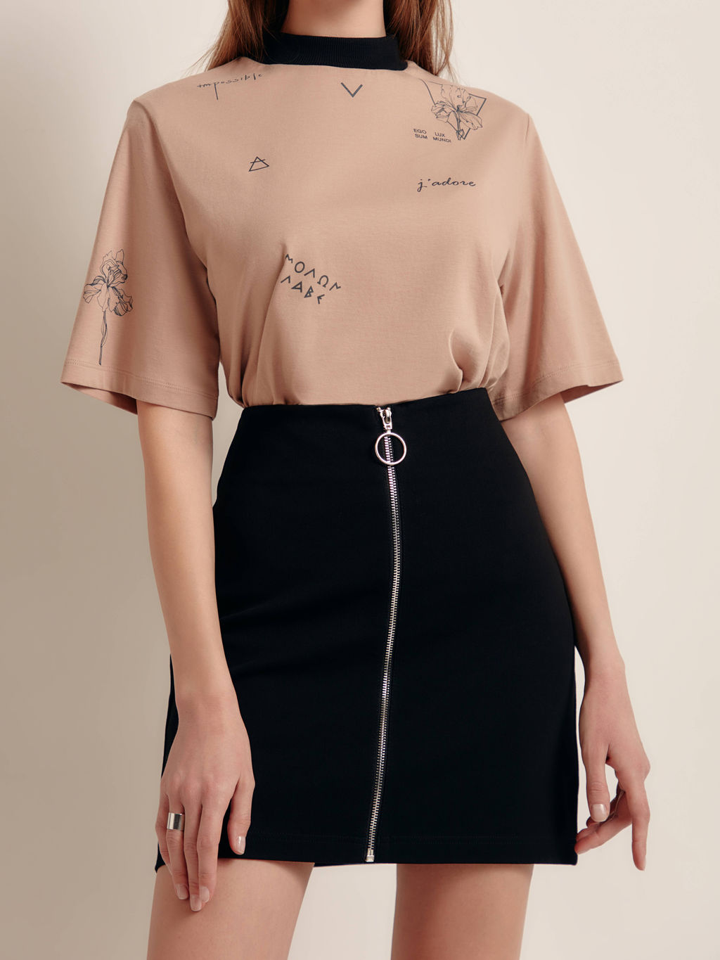 CONTE Юбка женская ROSA black black