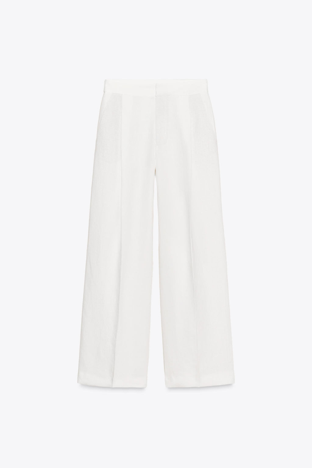 LINEN BLEND PLEATED TROUSERS ZW COLLECTION - Zara фото 14