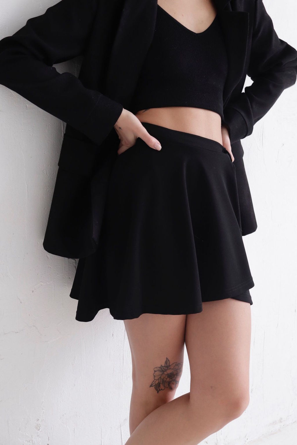 11341 Мини-юбка чёрная - Martichelli фото 14