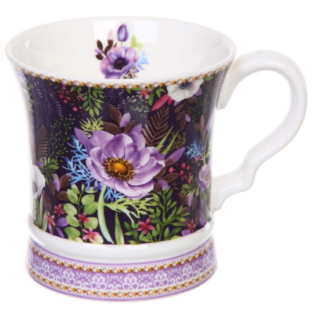 Кружка керамическая 280мл "Цветочный сад" в подарочной коробке