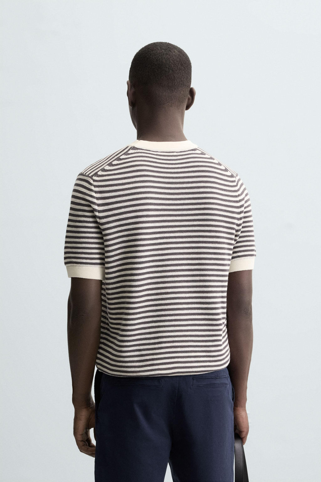 STRIPED KNIT T-SHIRT - Zara фото 11