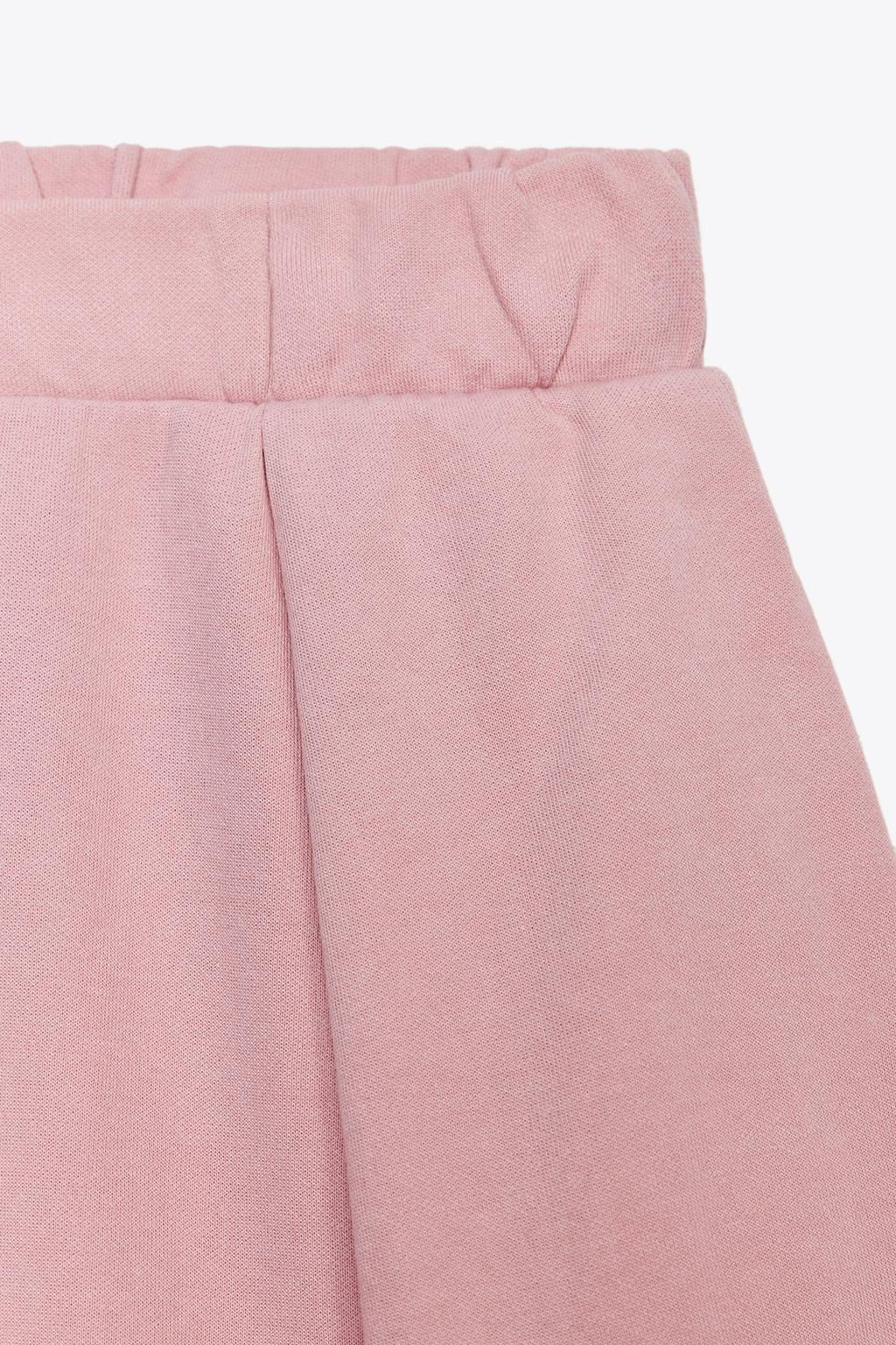 WASHED-EFFECT INTERLOCK TROUSERS - Zara фото 22