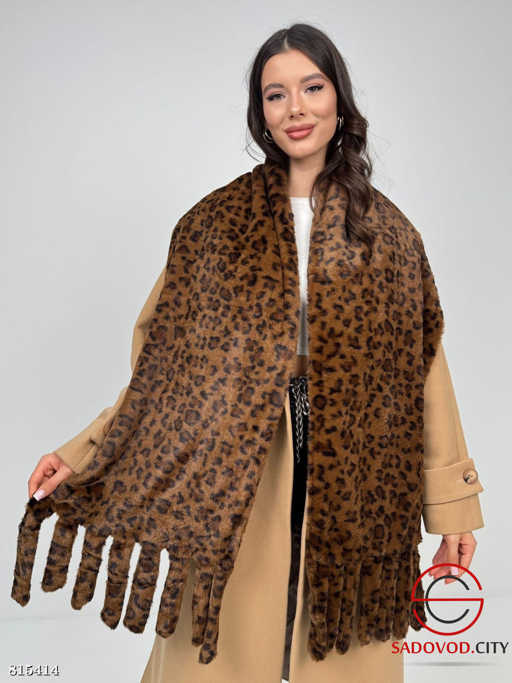 Платок косынка женский теплый