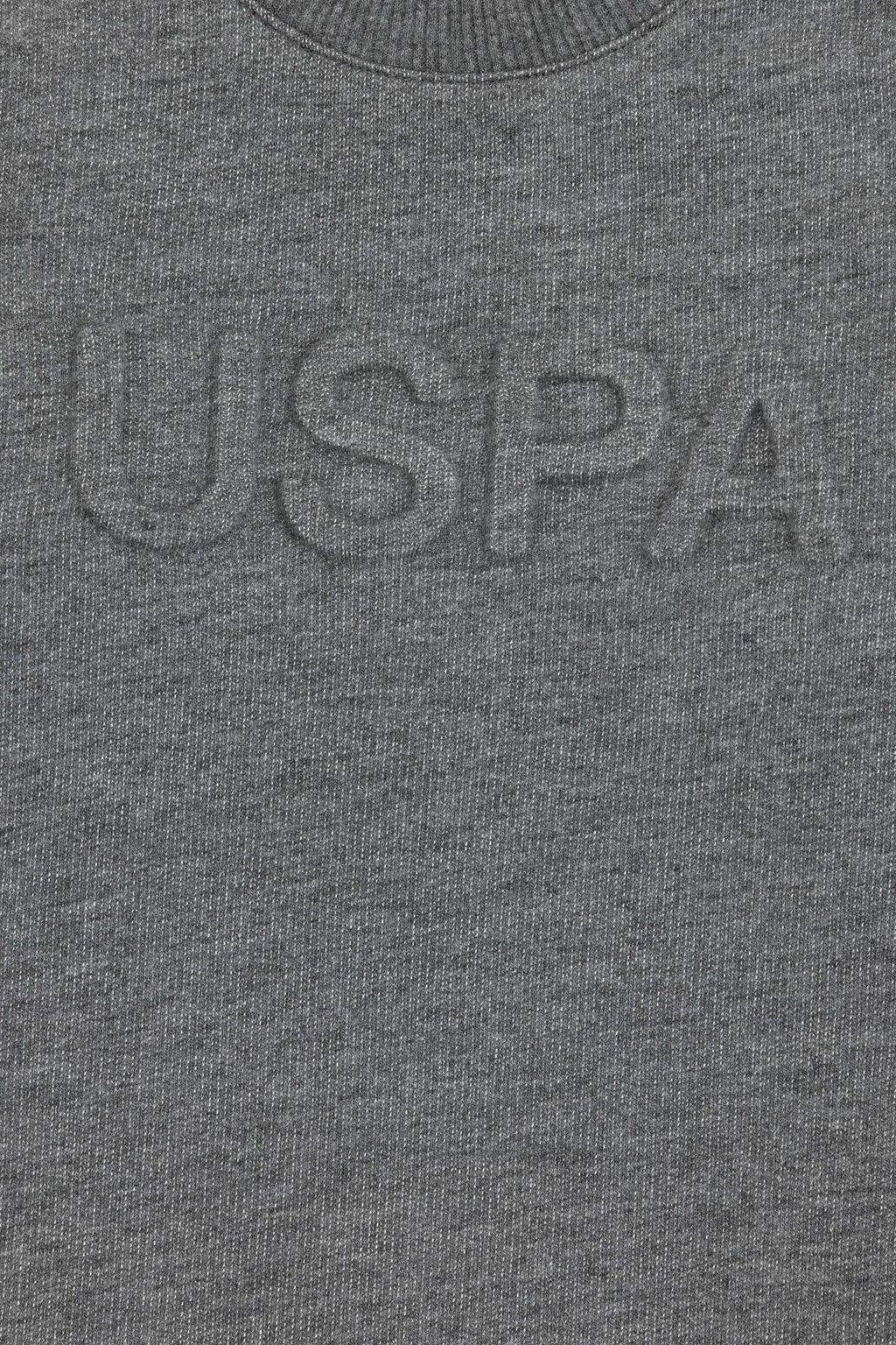 U. S. Polo Assn / Базовый свитшот для мальчика антрацитовый меланж - U.s. polo assn фото 3