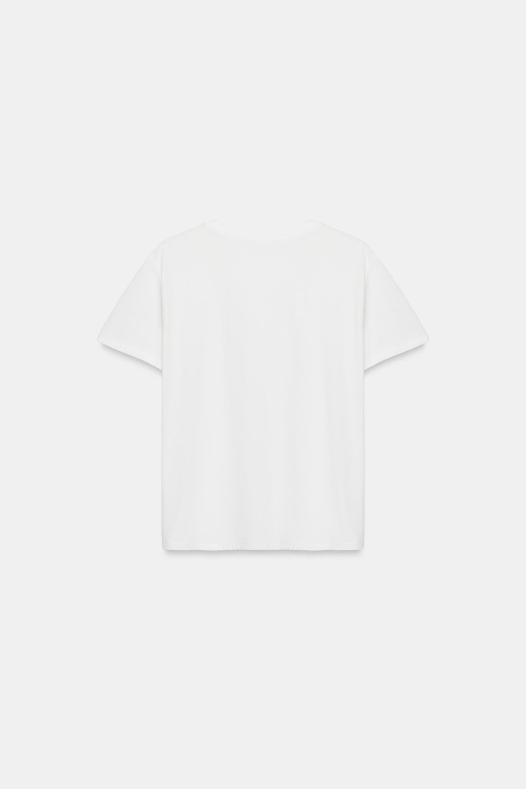 CAMISETA BORDADOS ALGOD?N / Blanco - Zara фото 9