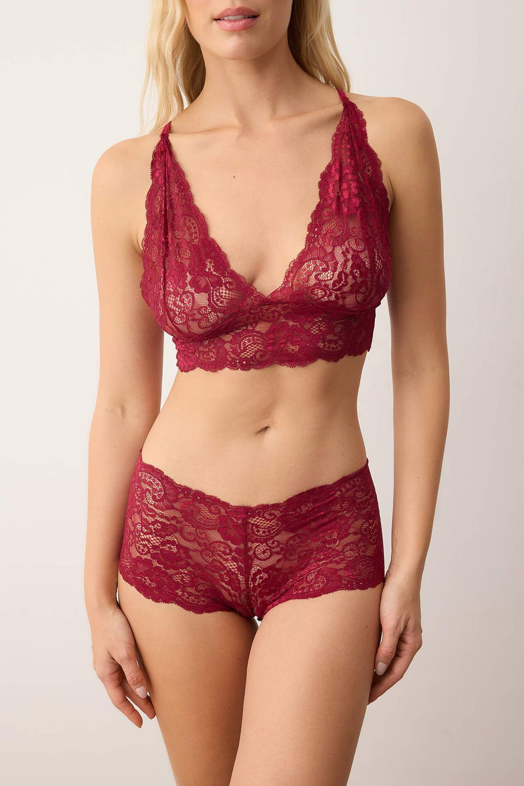 Siyah 3lu Tul Dantel Detayl? Kaps?z Orme Sabahl?k+Ic Camas?r? Tak?m? THMAW26CC00013 - Trendyolmilla фото 13