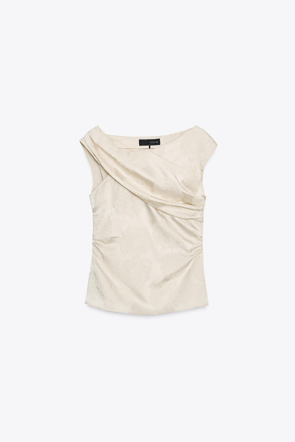 JACQUARD ASYMMETRIC TOP - Zara фото 6