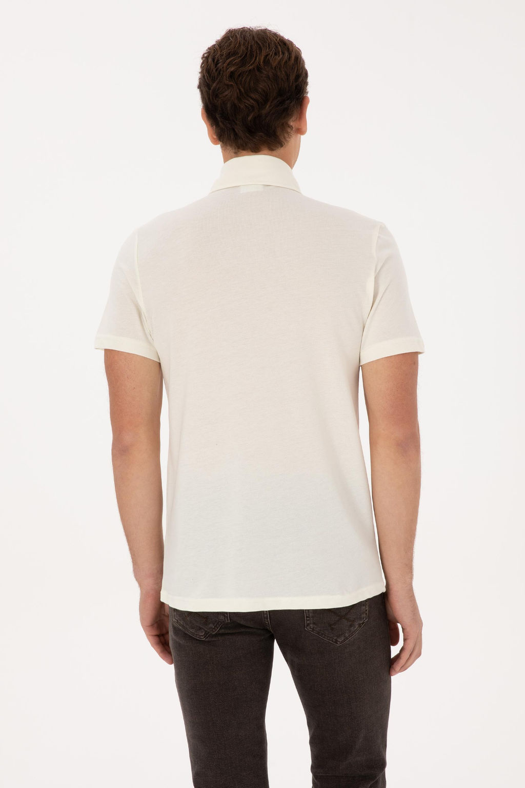 Erkek Krem Ti__rt - U.s. polo assn фото 5