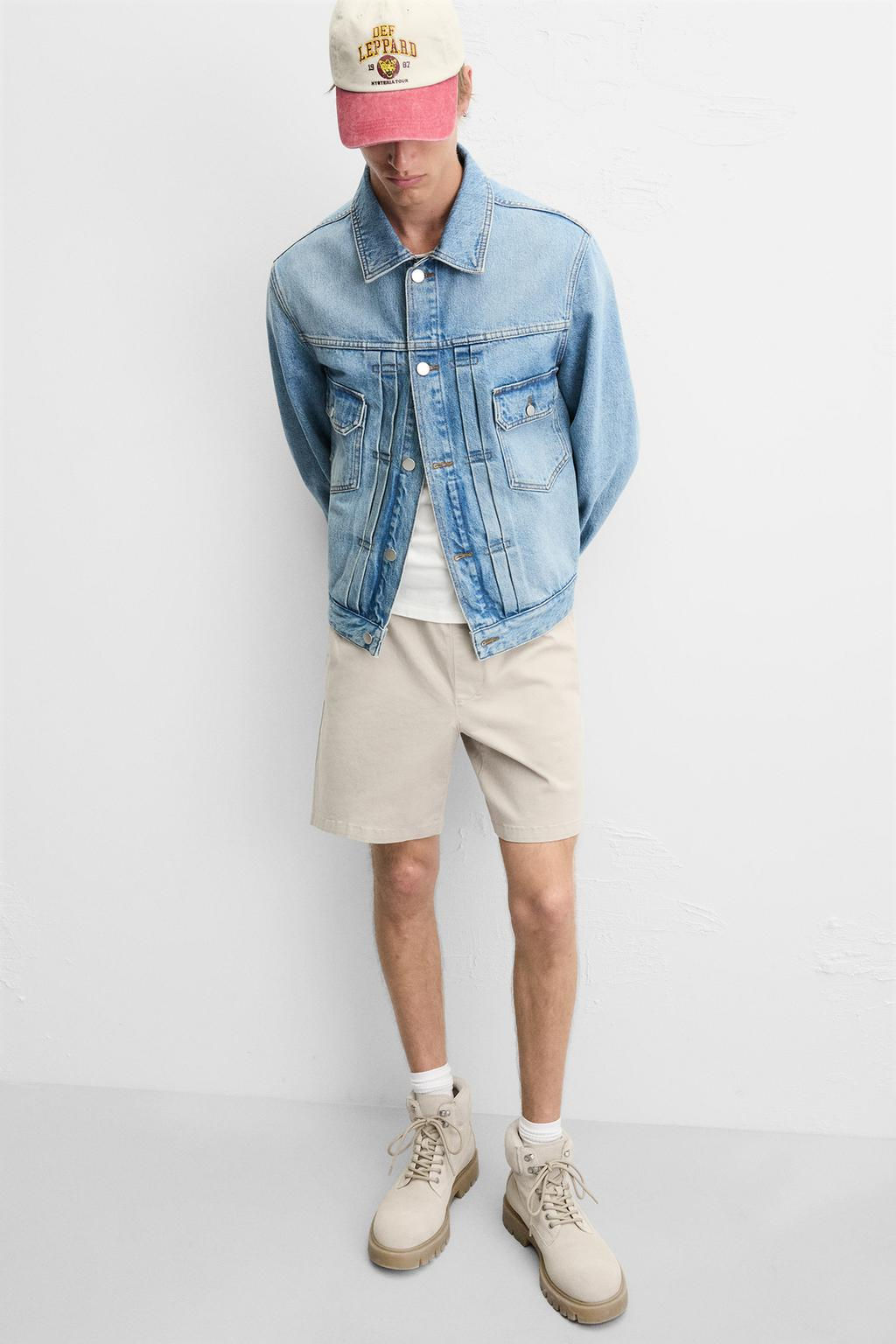 RELAXED FIT BERMUDA SHORTS - Zara фото 14