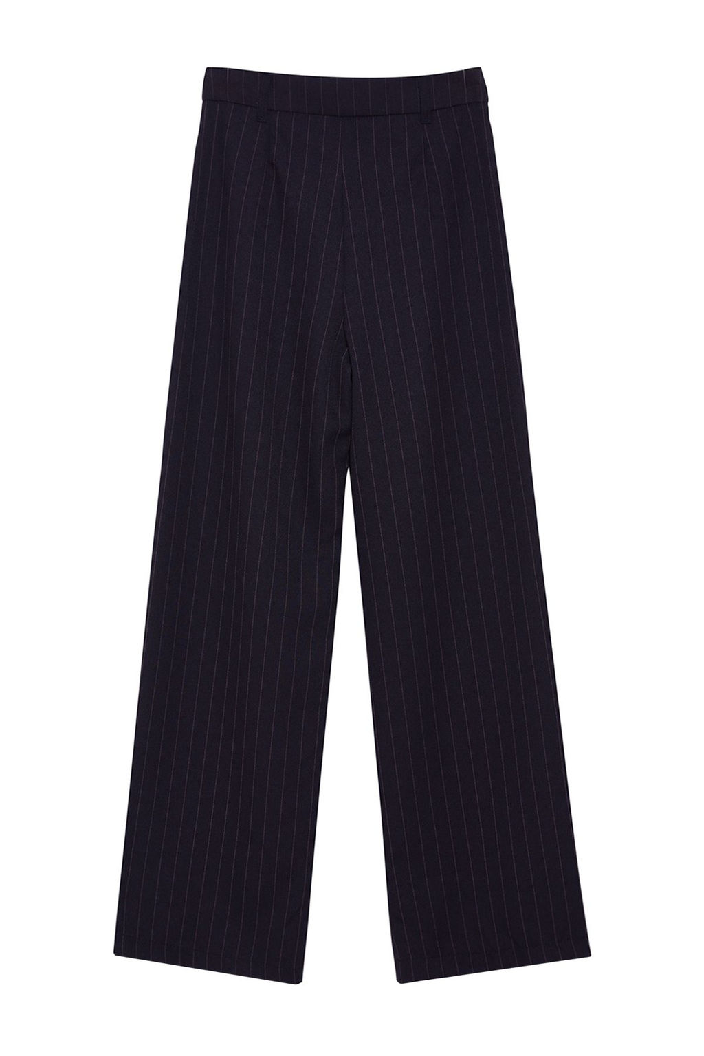 TRENDYOLMILLA Vizon Yuksek Bel Wide Leg/Genis Paca Cizgili Dokuma Pantolon TWOSS22PL0100  фото 7