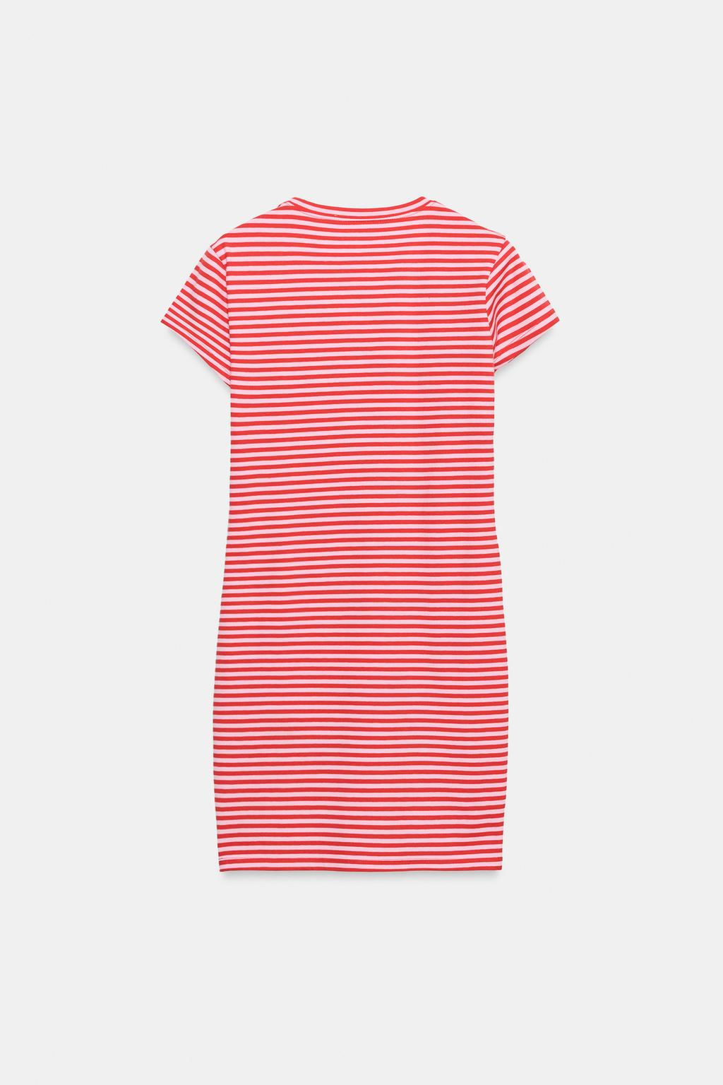 STRIPED SHORT DRESS - Zara фото 4