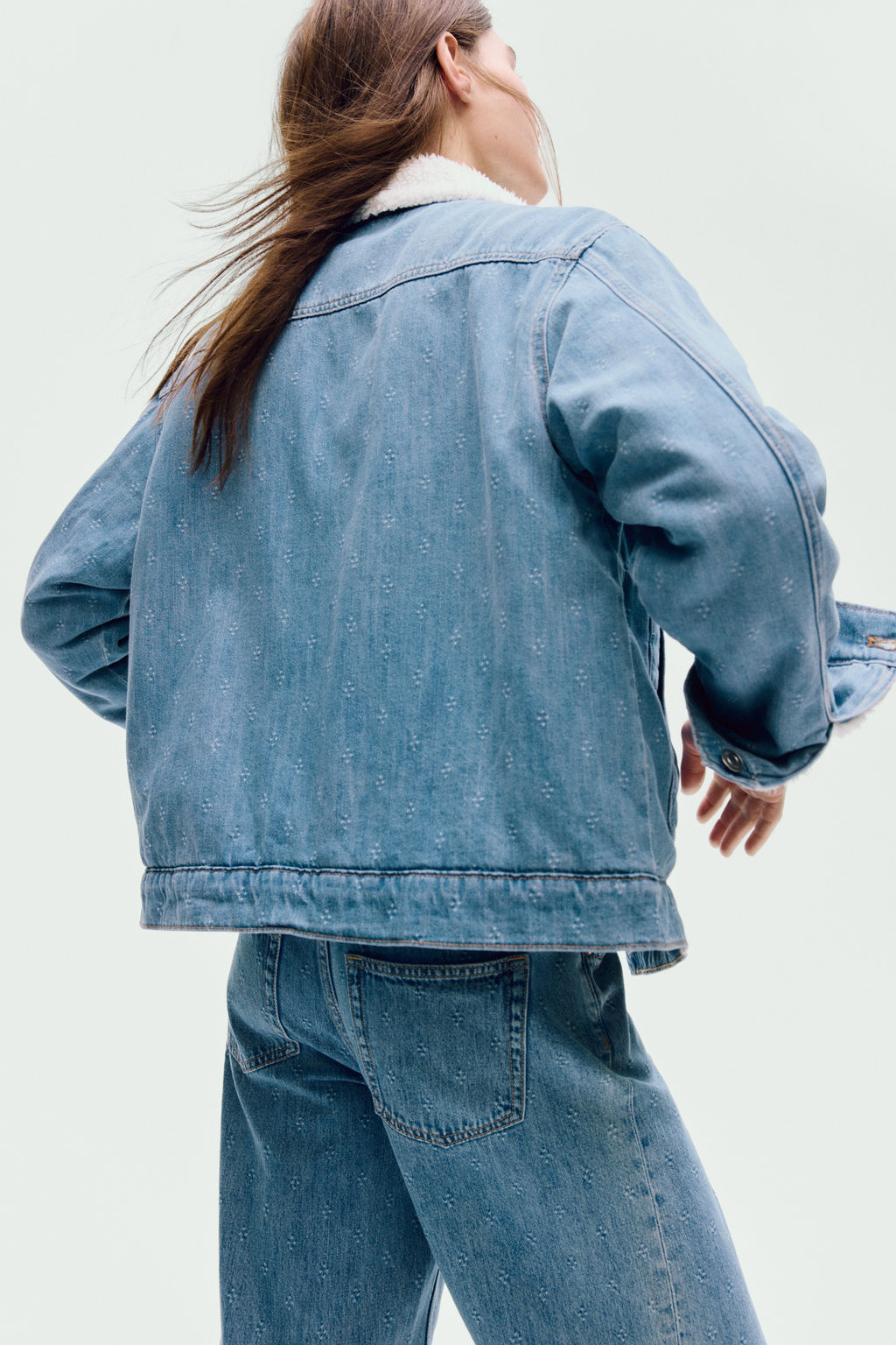 Cazadora denim con cuello - H&m фото 6