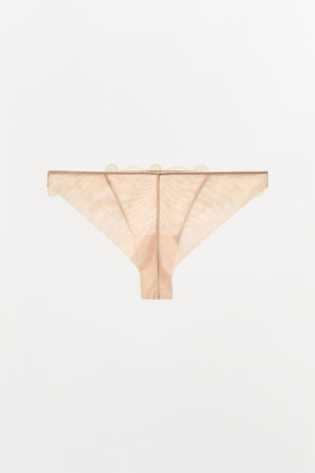 EMBROIDERED MESH BRIEFS - Zara фото 5