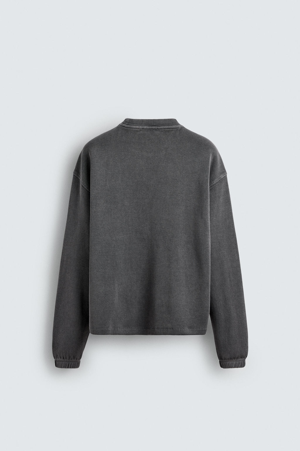 SUDADERA ESTRUCTURA LAVADA / Azul lavado