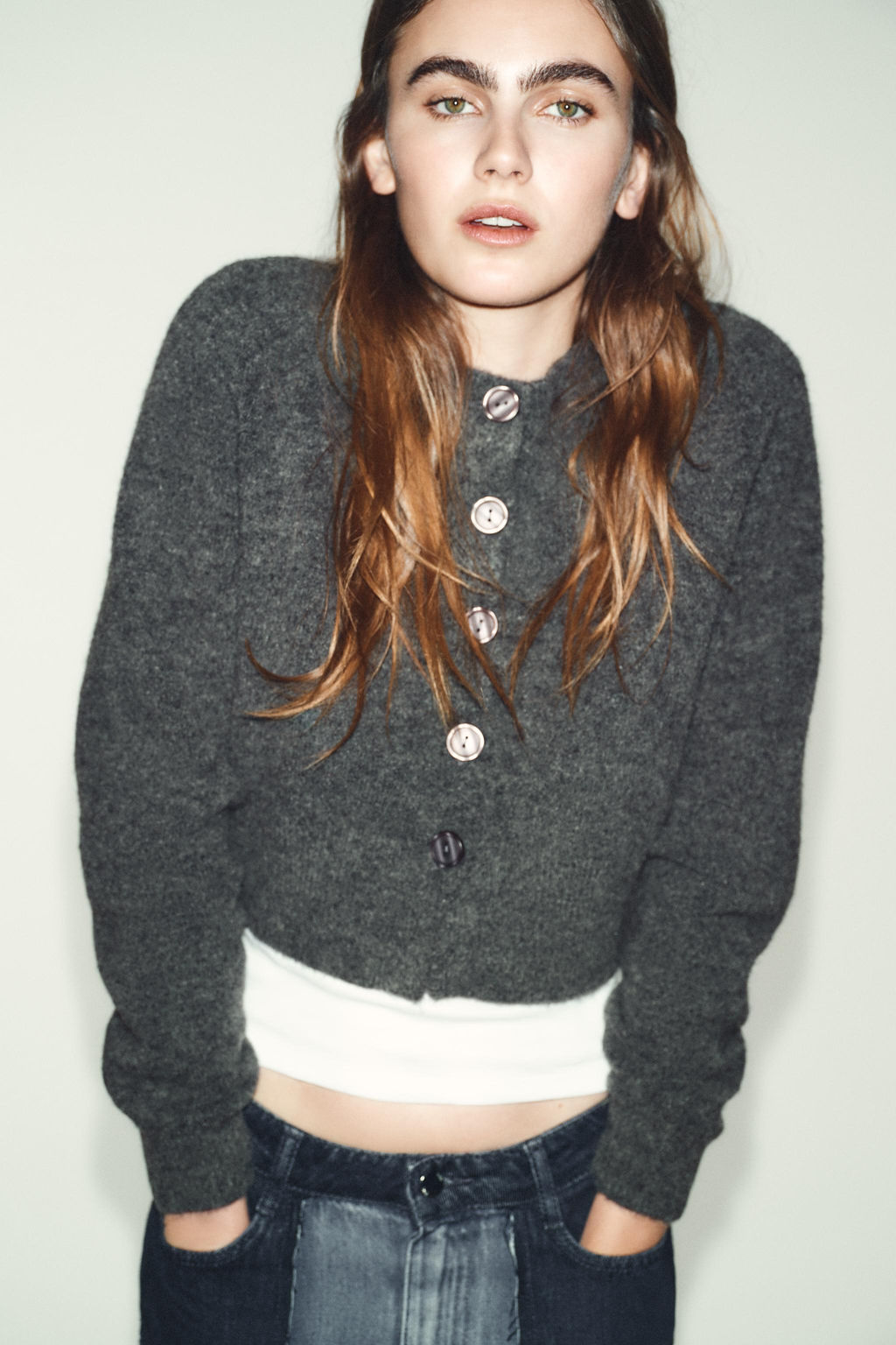 CHAQUETA PUNTO SOFT / Gris medio - Zara фото 2