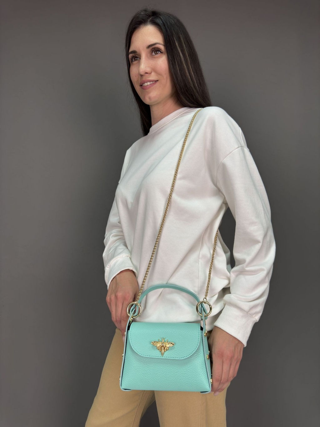 Сумка женская из телячьей кожи