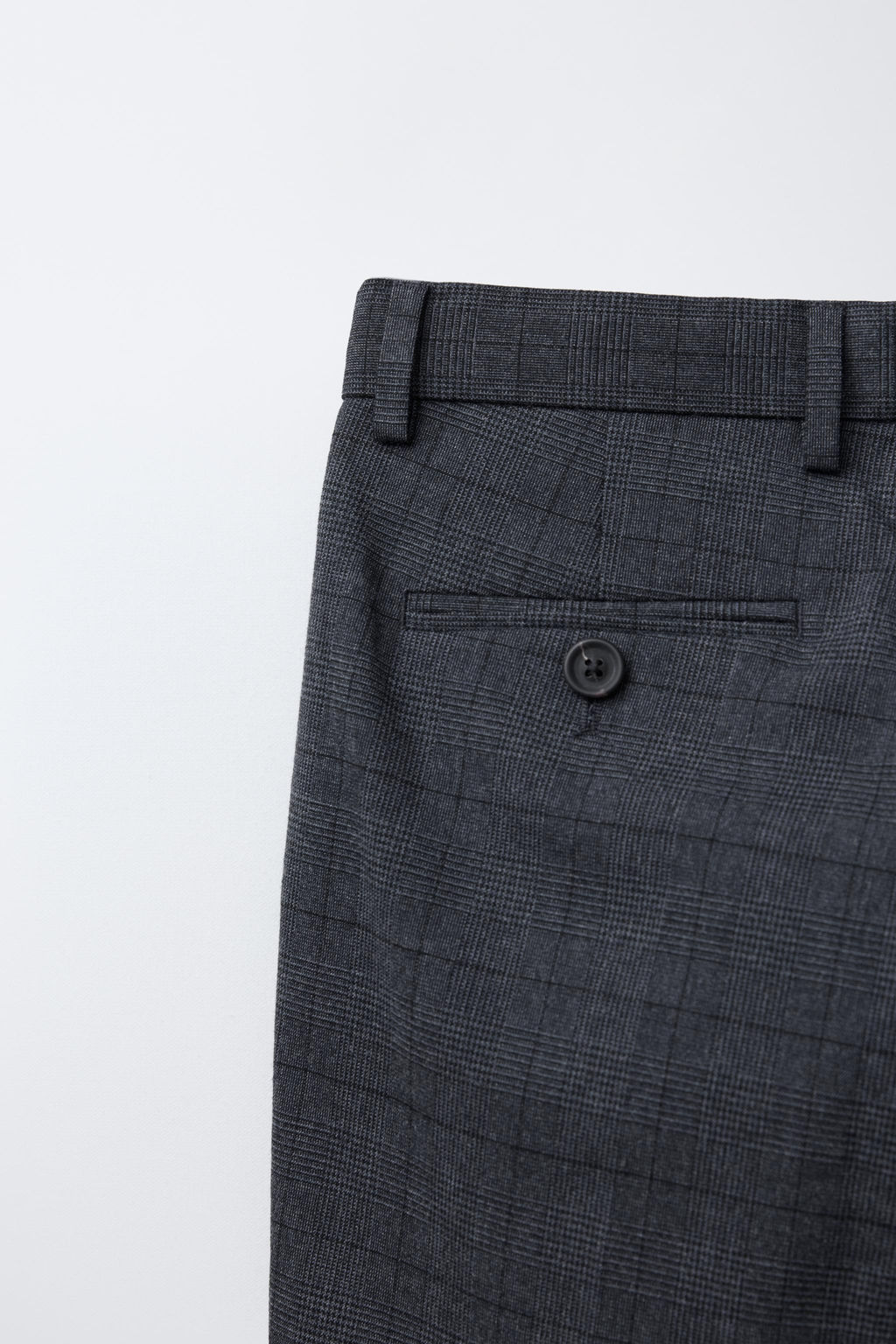 CHECK COMFORT SUIT TROUSERS - Zara фото 8