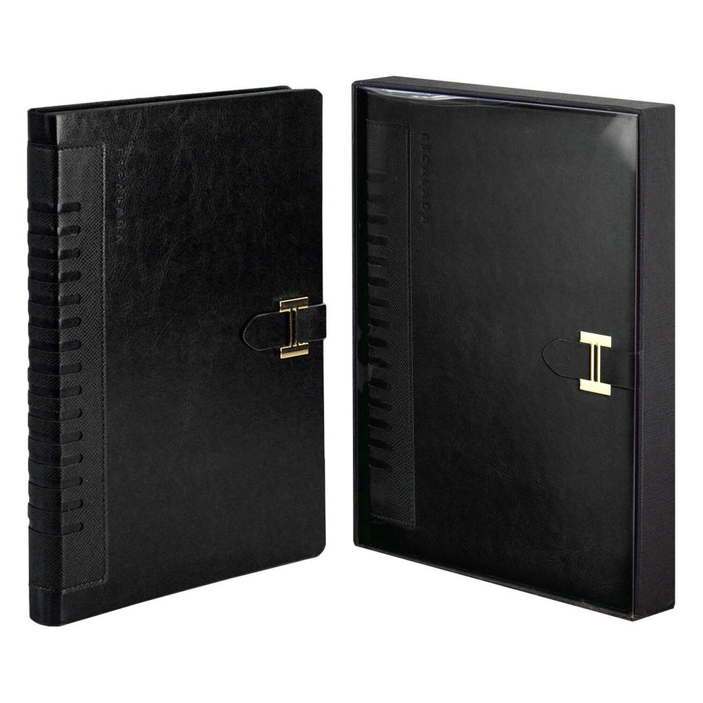 Ежедневник недатированный ESCALADA, А5+, 160 л., арт. 67184/ 10 САРИФ ЧЁРНЫЙ