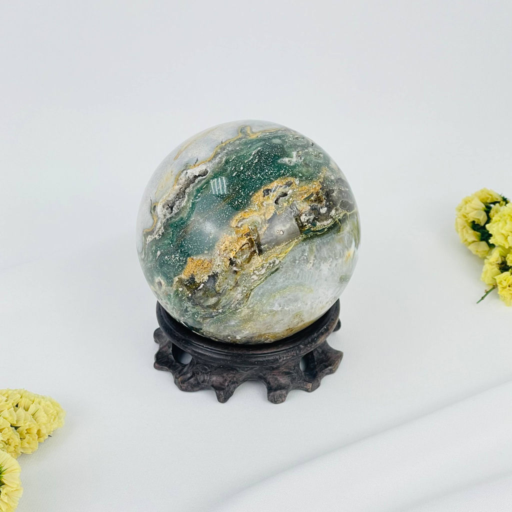 Шар из океанической Яшмы