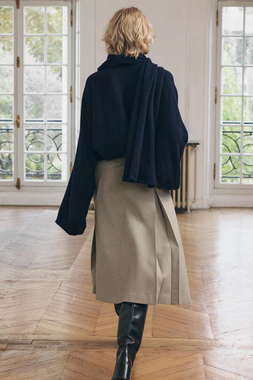 WOOL SCARF SWEATER - Zara фото 3