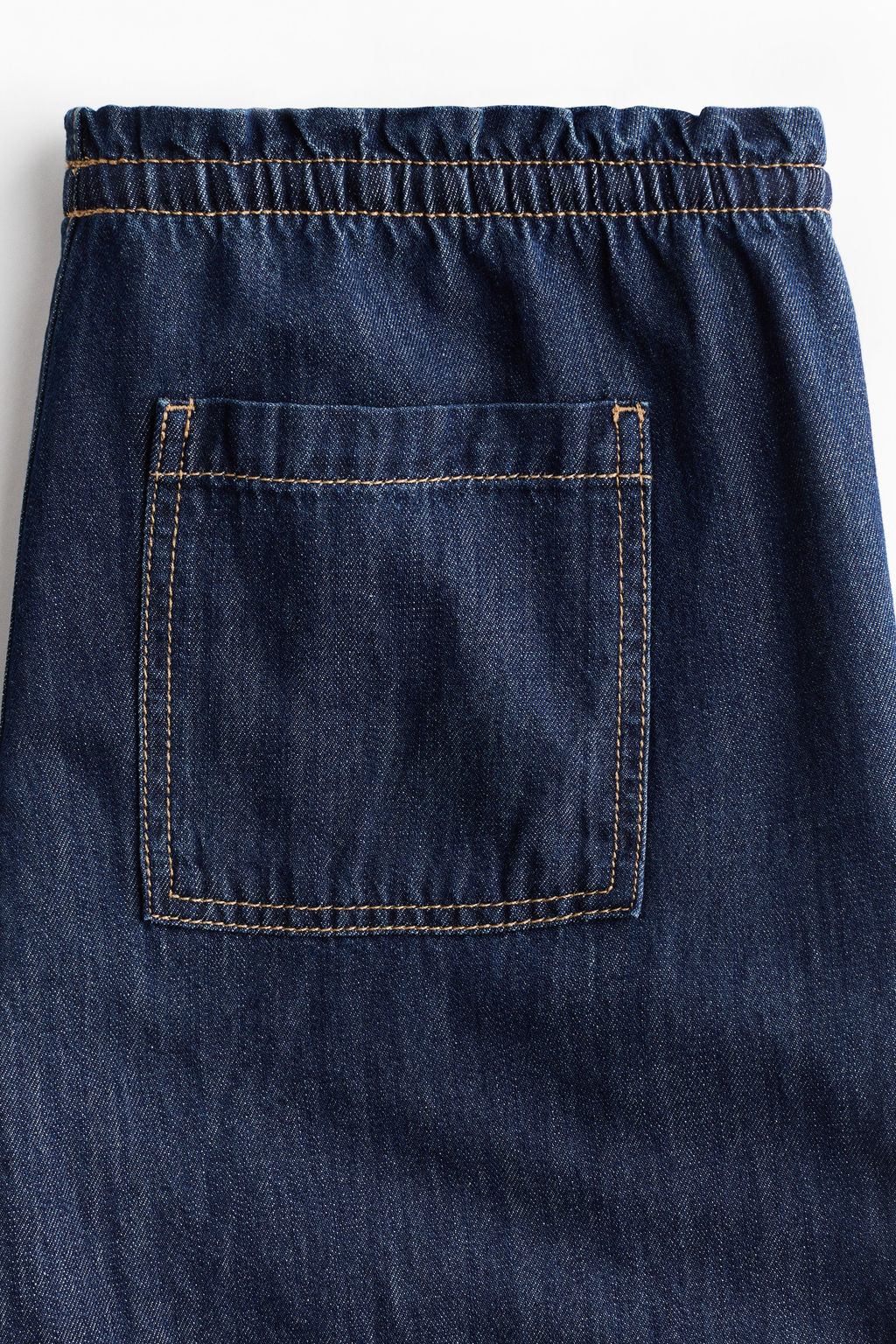 Pantal?n denim con cintura el?stica - H&m фото 9
