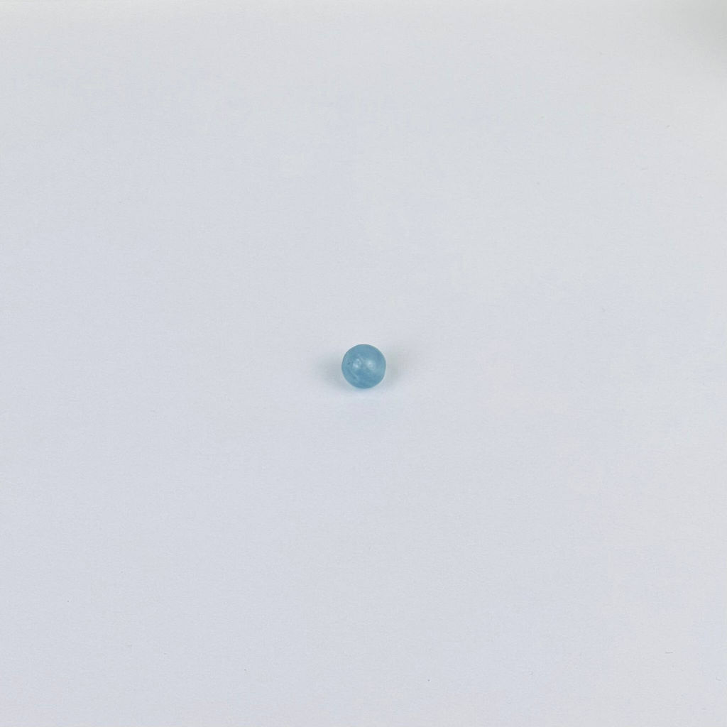 Бусины для украшений из голубого карибского Кальцита (3 шт)