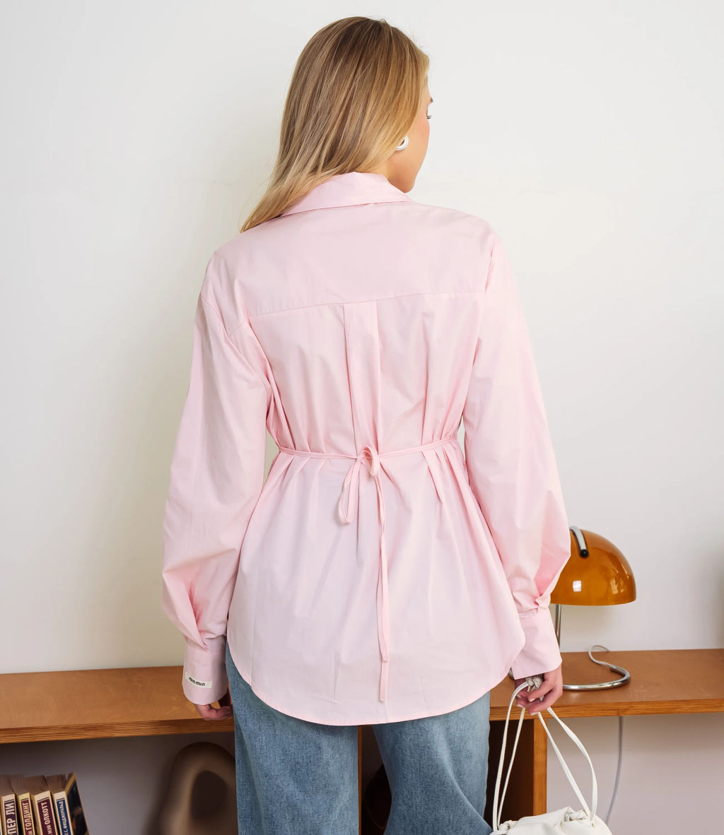 Рубашка #КТ3696, розовый - Dommod фото 3