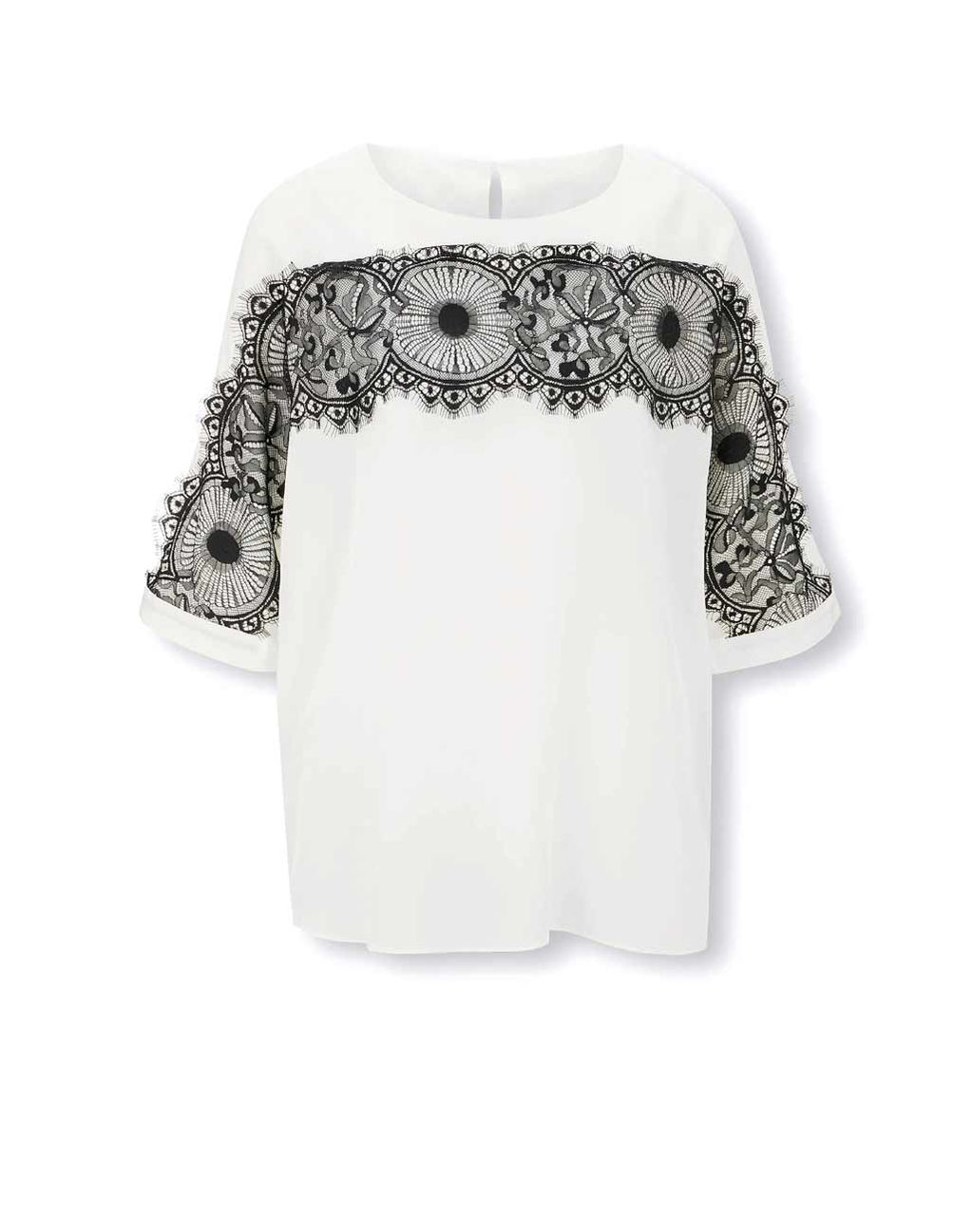 Блузка, экрю - Patrizia dini фото 2