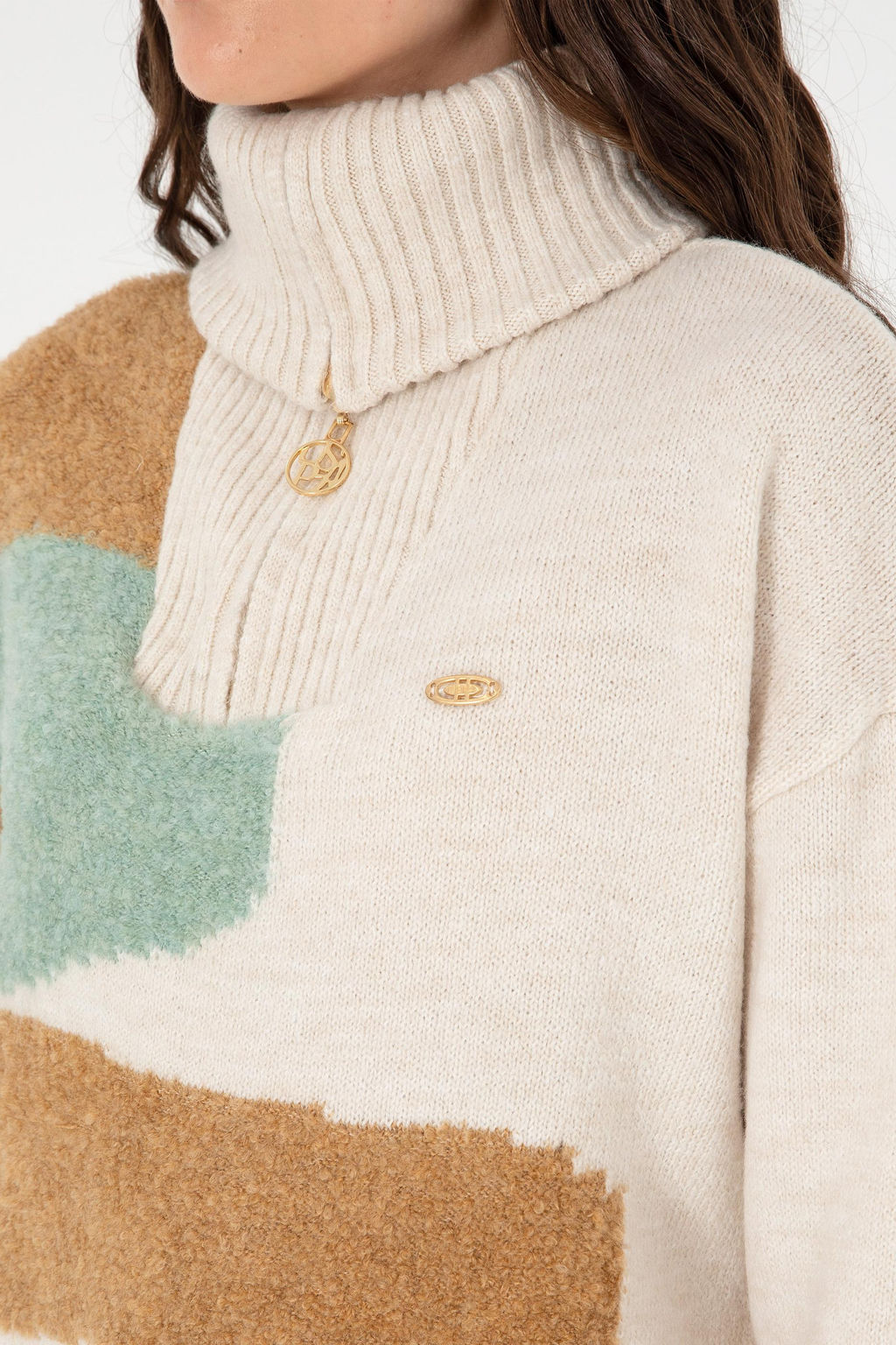 Женский кремовый свитер - U.s. polo assn фото 7