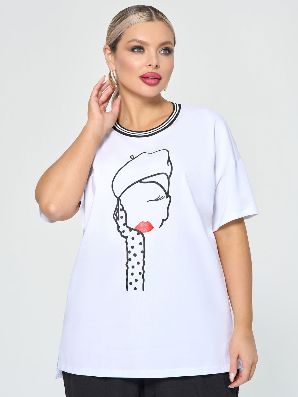 Футболка 0087-18 капучино - Dora фото 14