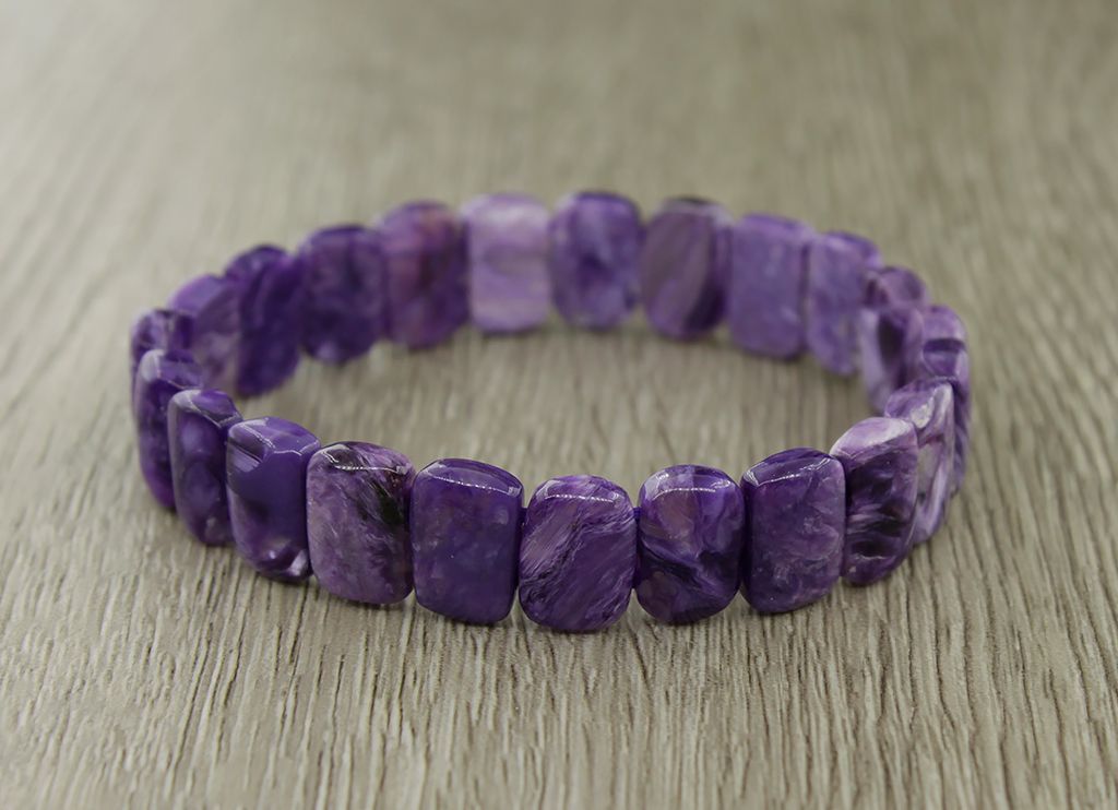 Браслет Лео-мини чароит, класс А, 12мм - Agat77 фото 3