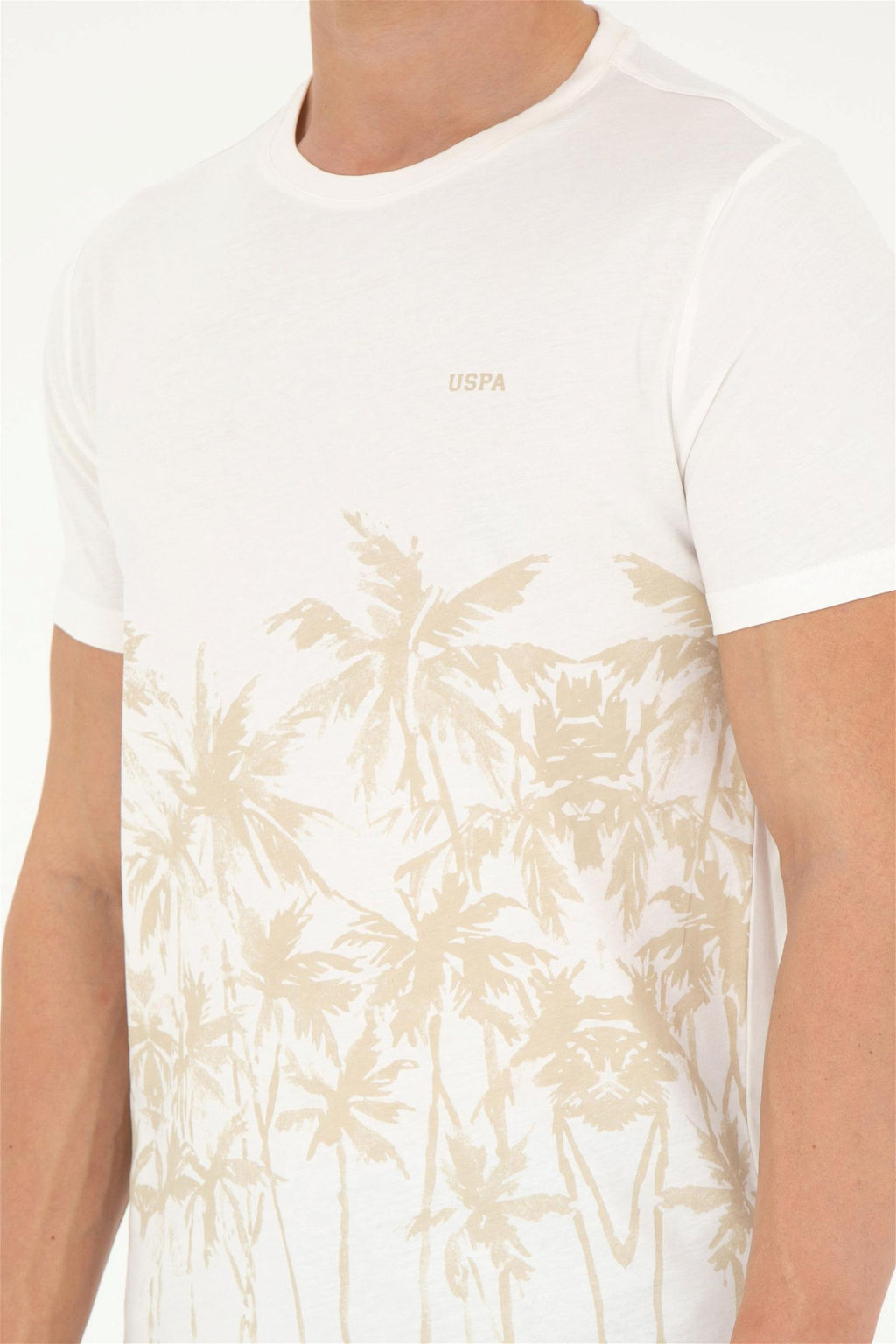 Мужская футболка цвета экрю - U.s. polo assn фото 6