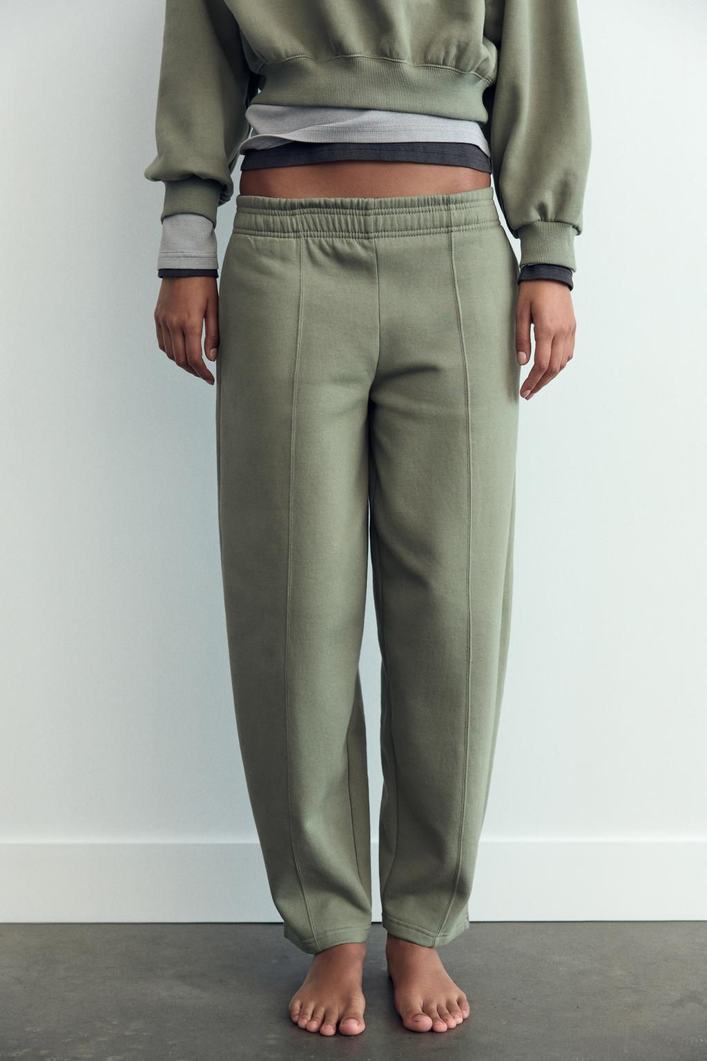 STRAIGHT-LEG PLUSH TROUSERS - Zara фото 14