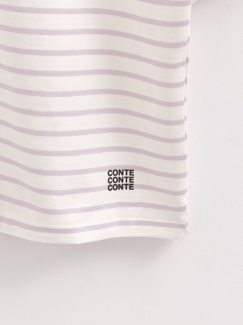 CONTE Футболка свободного кроя из футера LD 2569 white-lavender