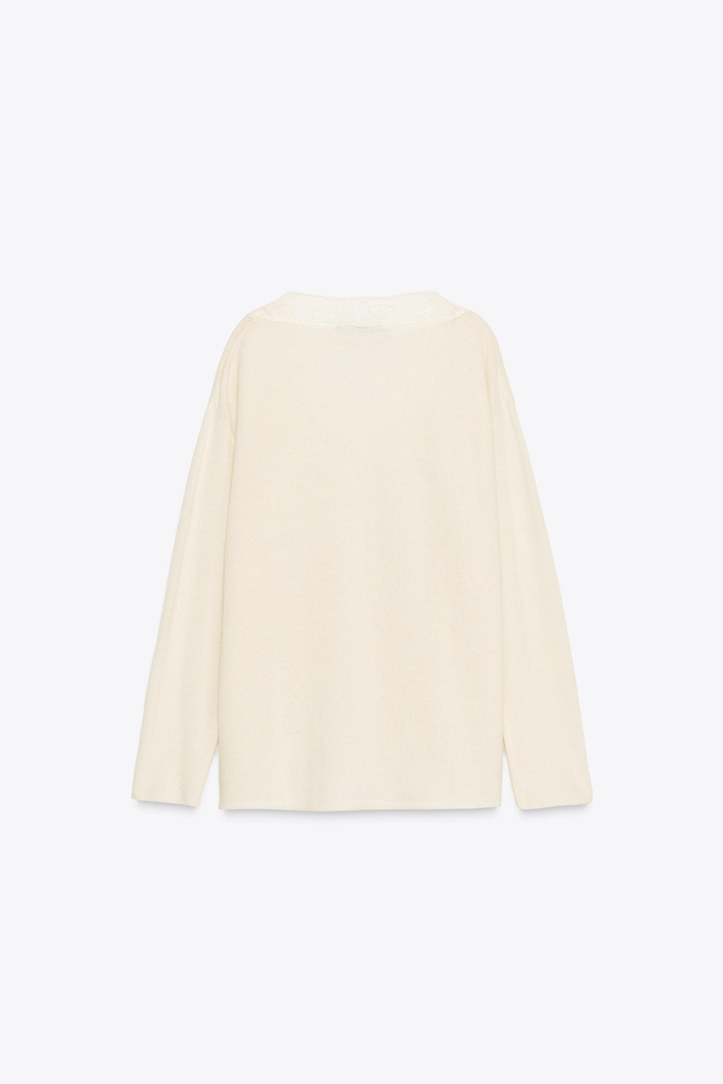 WOOL BLEND LACE KNIT SWEATER - Zara фото 14