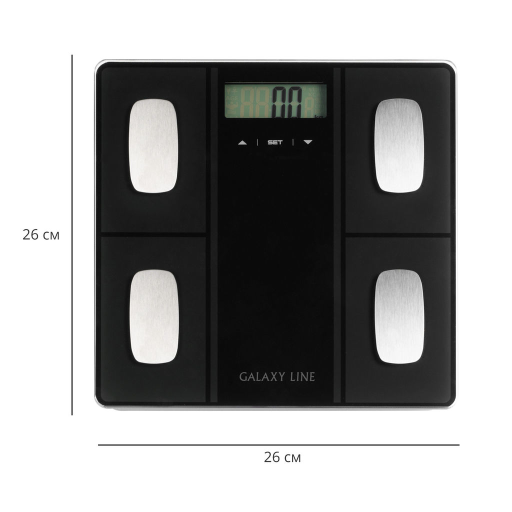 Весы многофункциональные электронные GALAXY LINE GL4854/черный (видео в описании)  фото 2