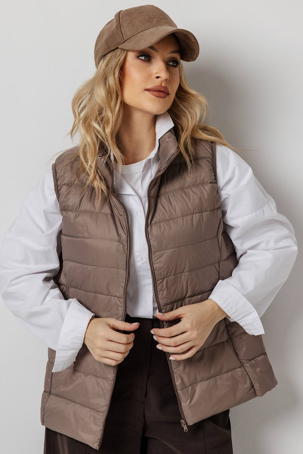 Жилет женский 2001/01/Мокко