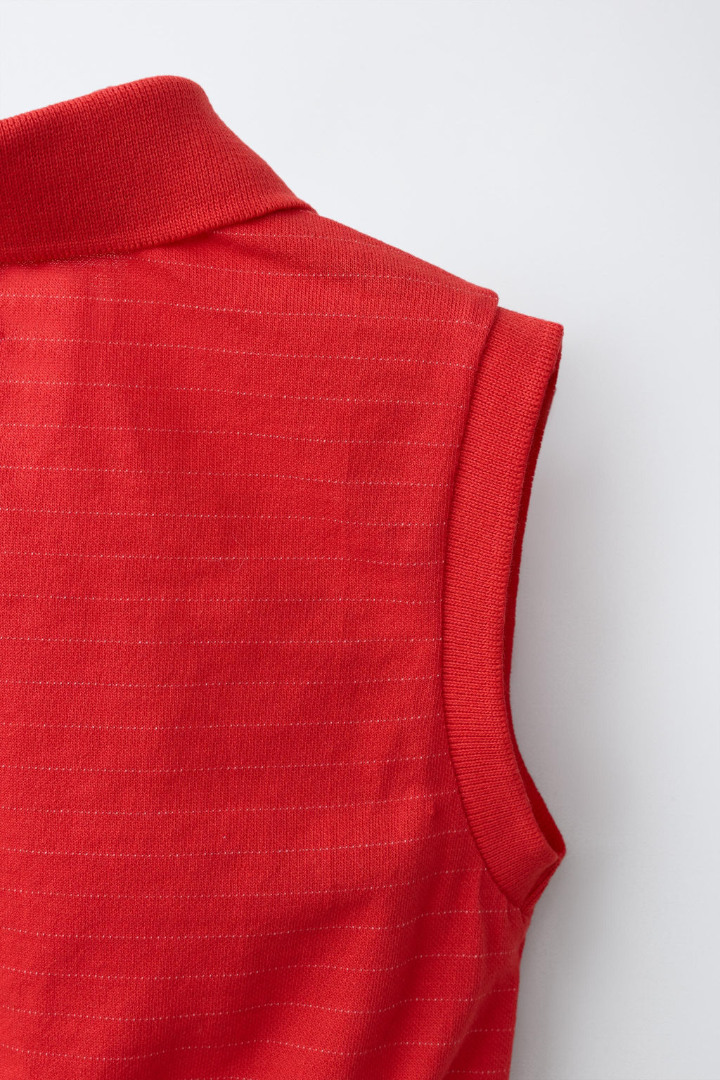 POLO CROPPED RAYAS / Rojo - Zara фото 4