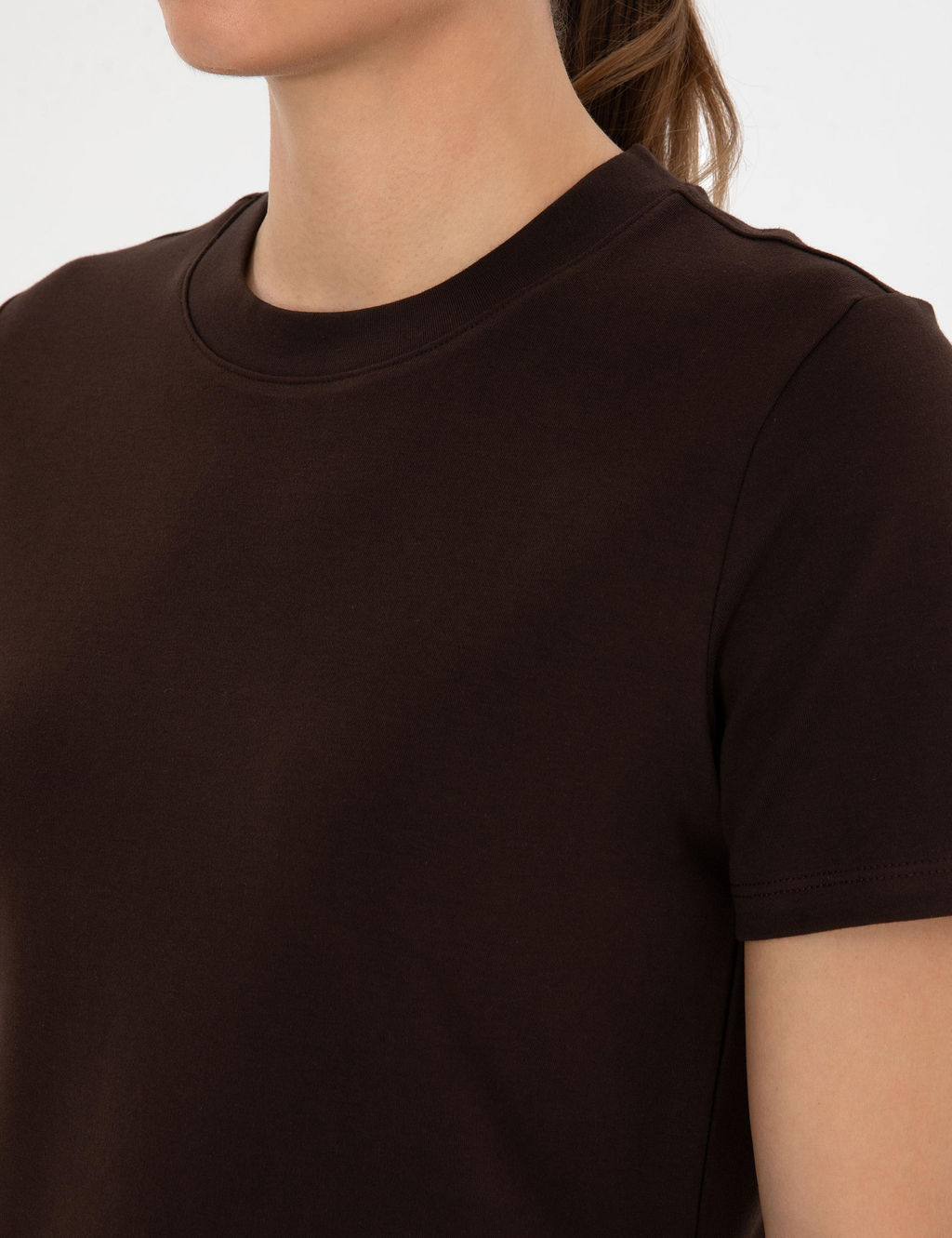 Kahverengi Regular Fit Basic Ti__rt - Pierre cardin фото 7