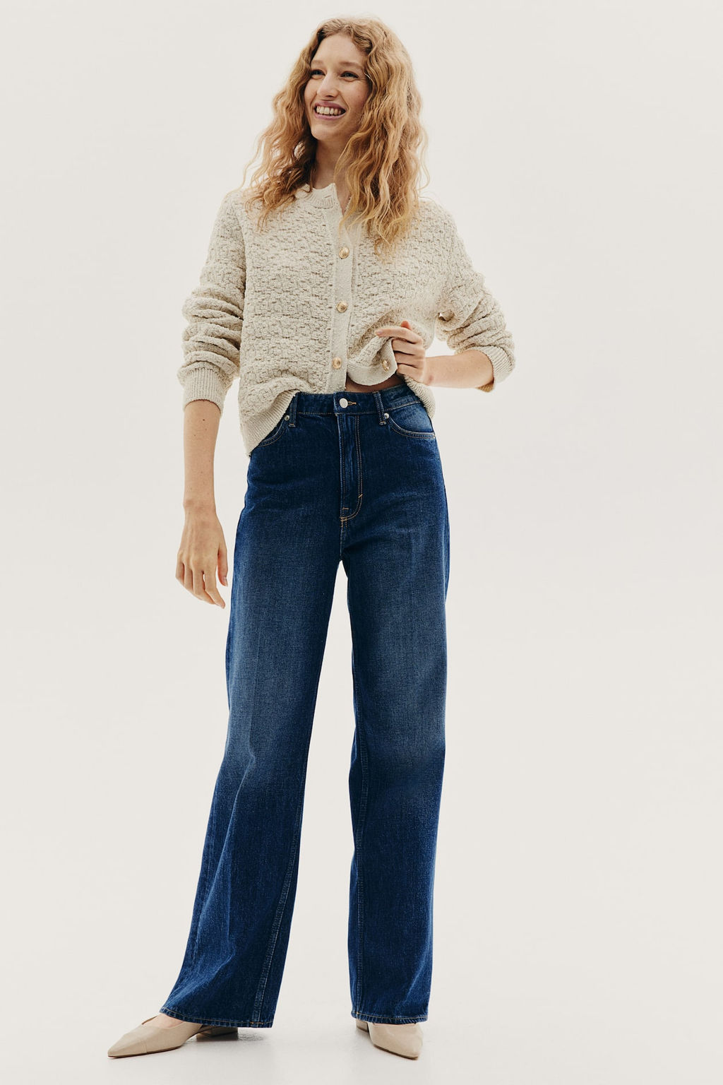 Cardigan en punto con textura - H&m фото 3