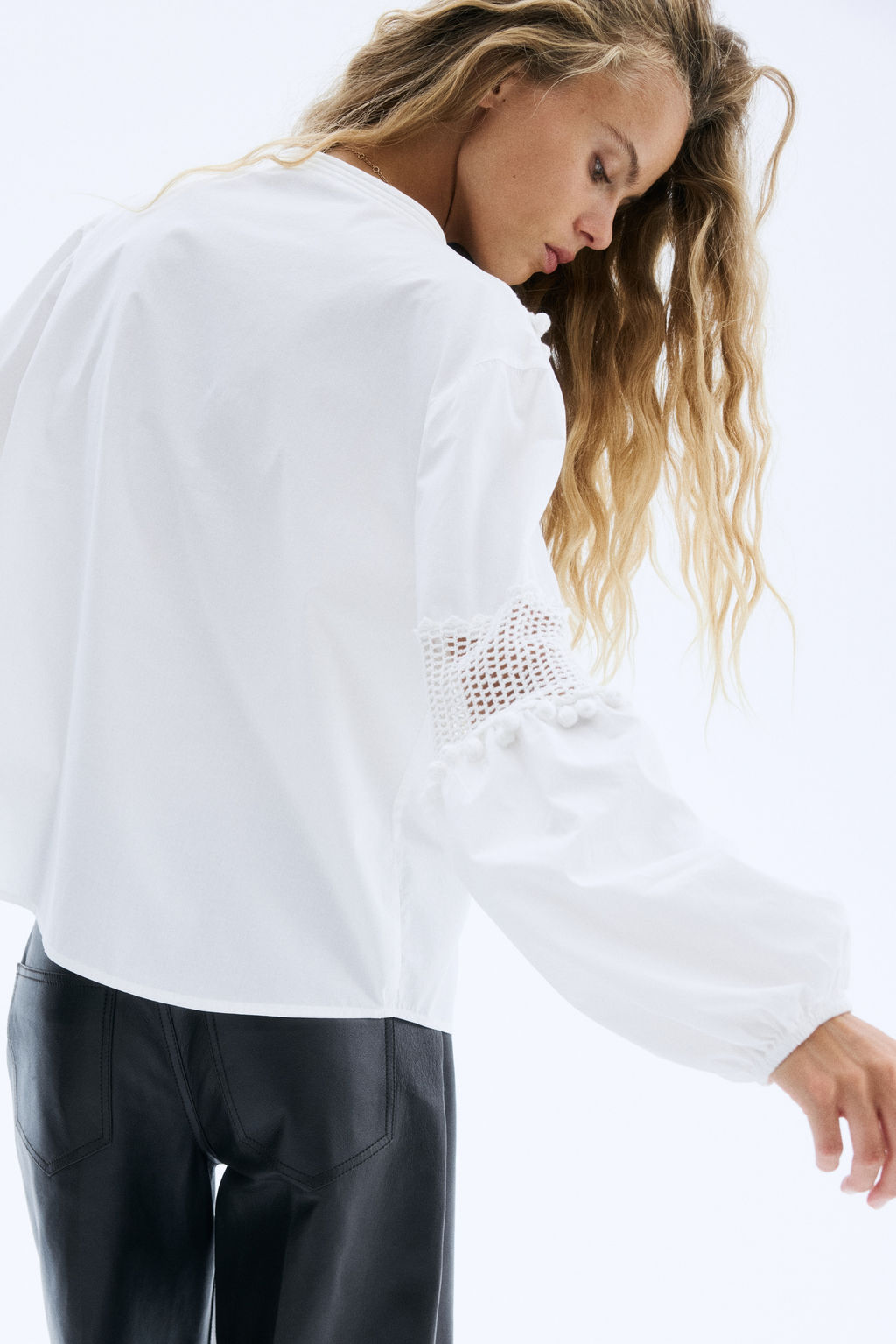 Blusa de popelina - H&m фото 6