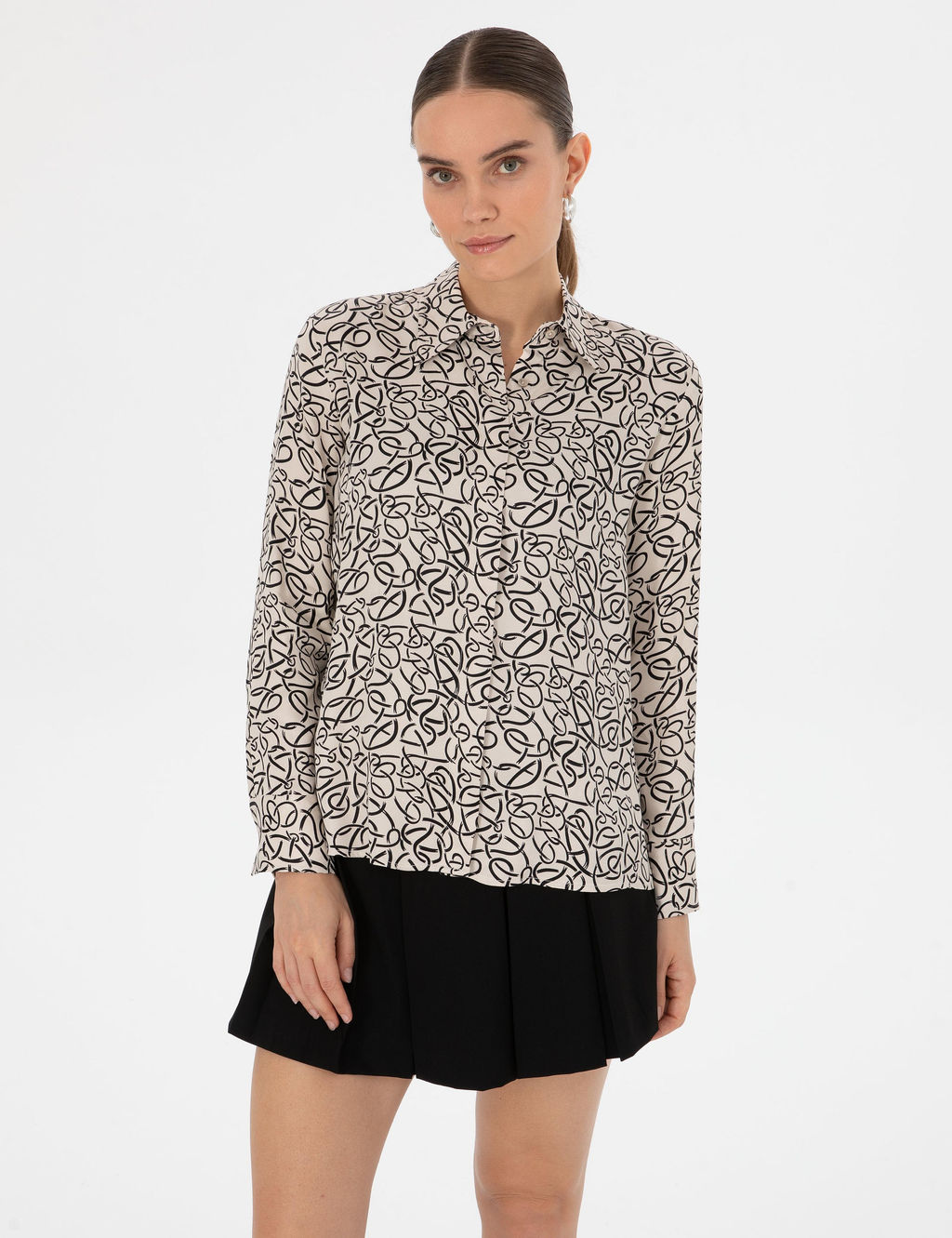 Kum Comfort Fit Uzun Kollu G_mlek