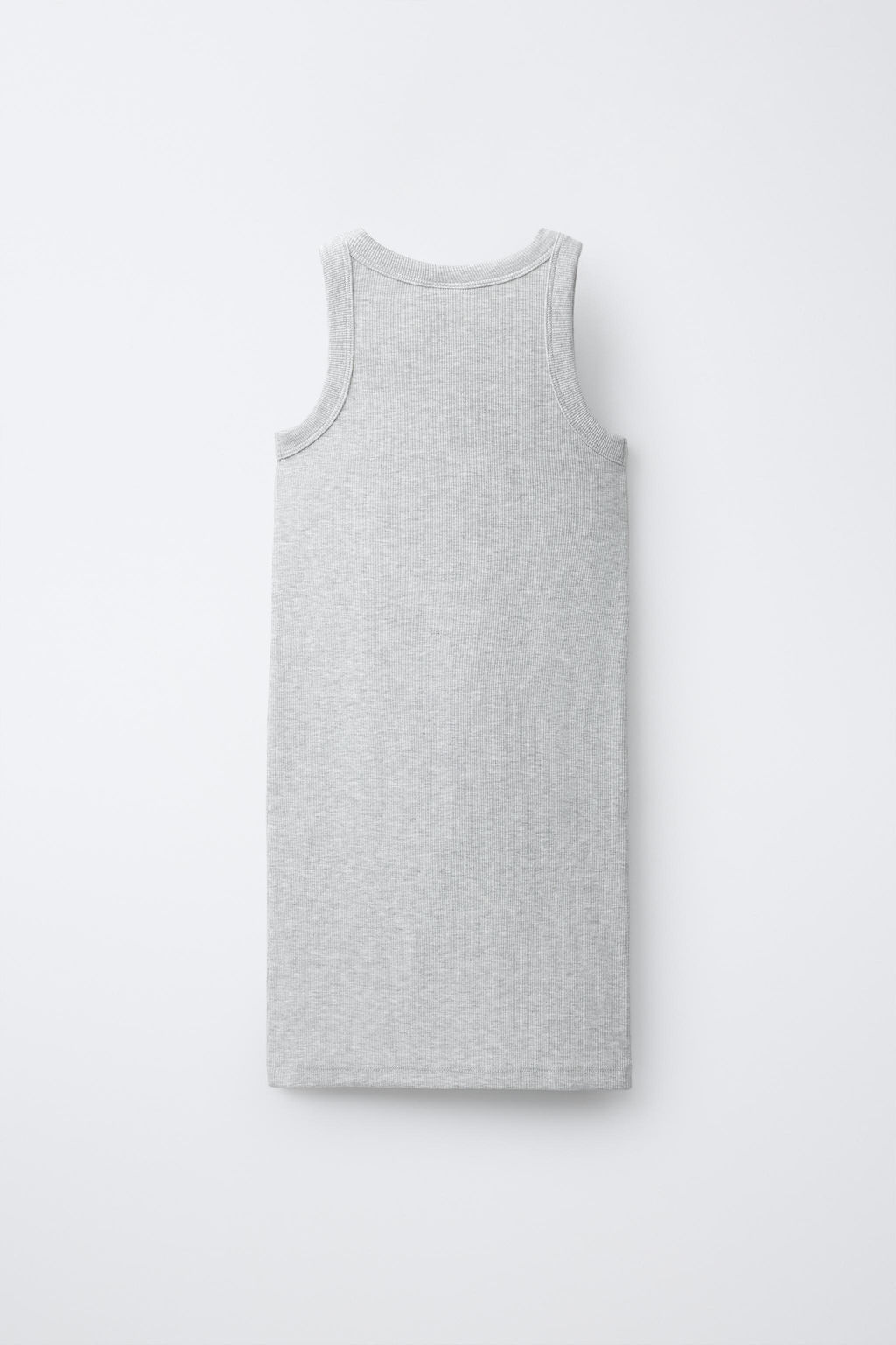 VESTIDO RIB RAYAS / Gris vigor? - Zara фото 2
