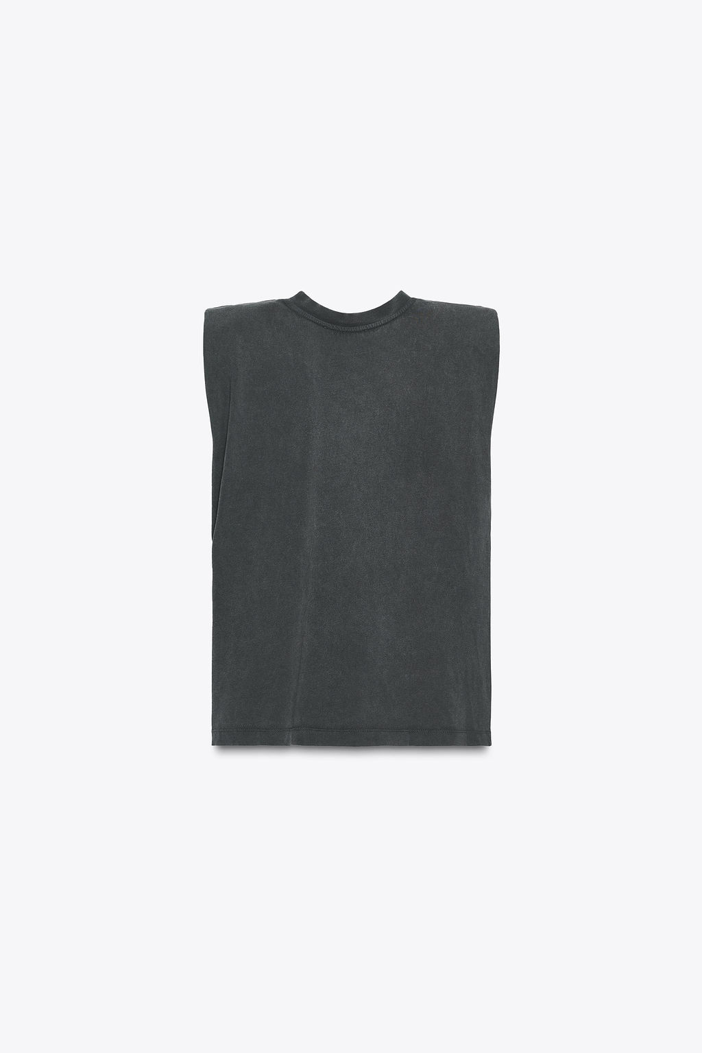 JEWEL SHOULDER PAD FADED-EFFECT T-SHIRT - Zara фото 5