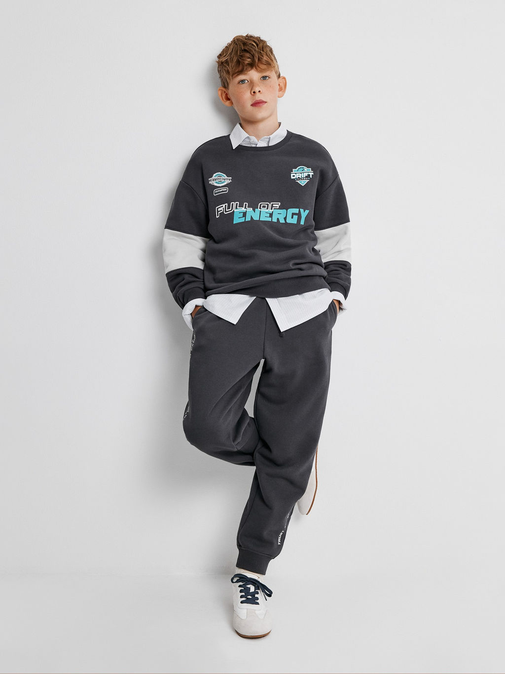 ACOOLA / Джемпер детский для мальчиков Faramir темно-серый  фото 3