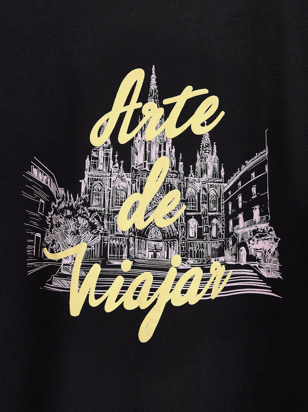 CONTE Футболка из хлопка Аrte de viajar LD 1750 black