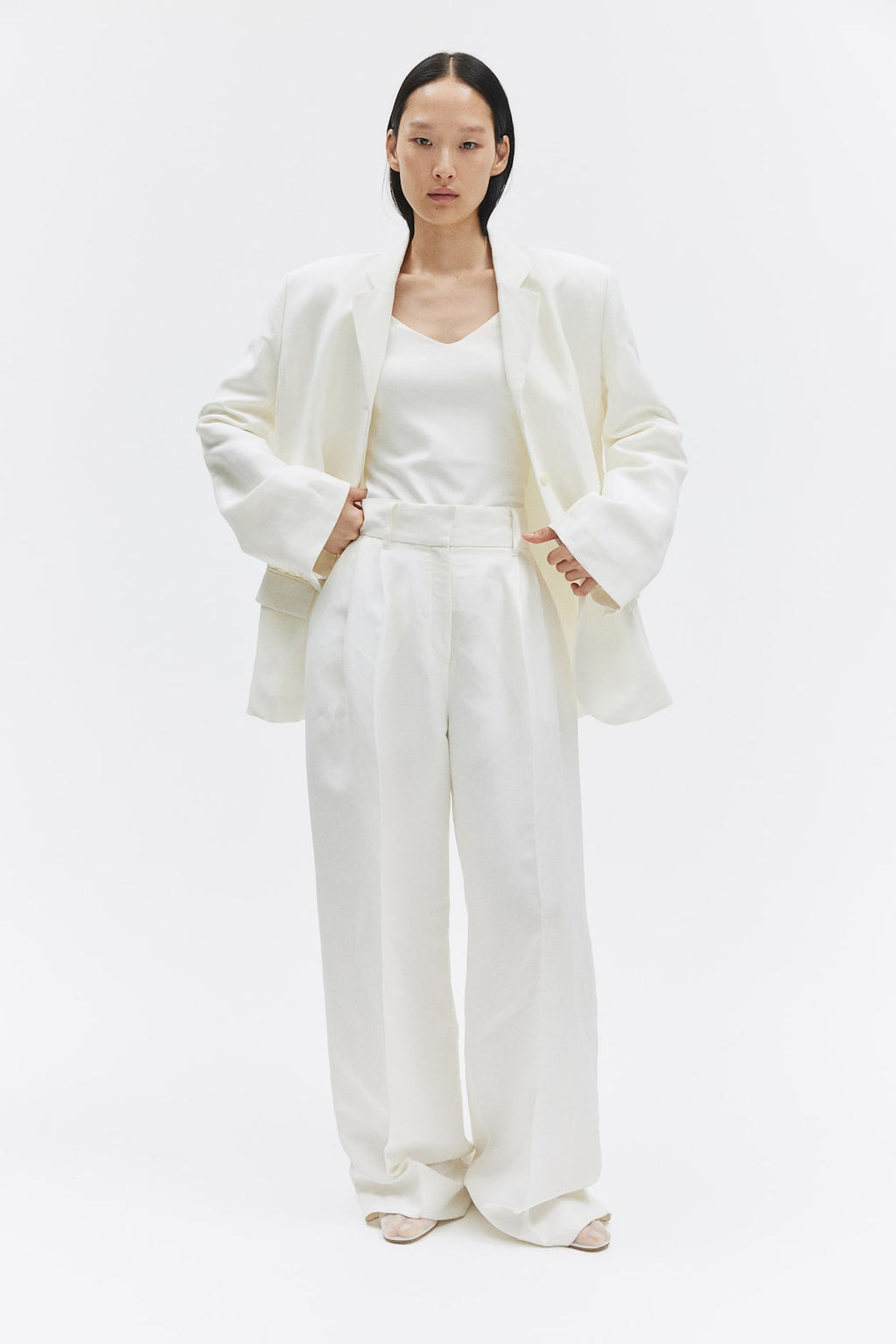 Top de punto con escote en V - H&m фото 3