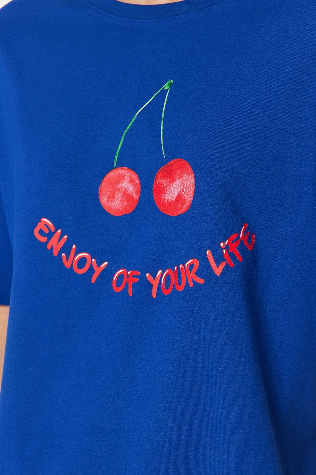 Trendyolmilla Lila %100 Pamuklu Eglenceli Bask?l? T-shirt-Pantolon Orme Pijama Tak?m? THMSS23PT00134 фото 18