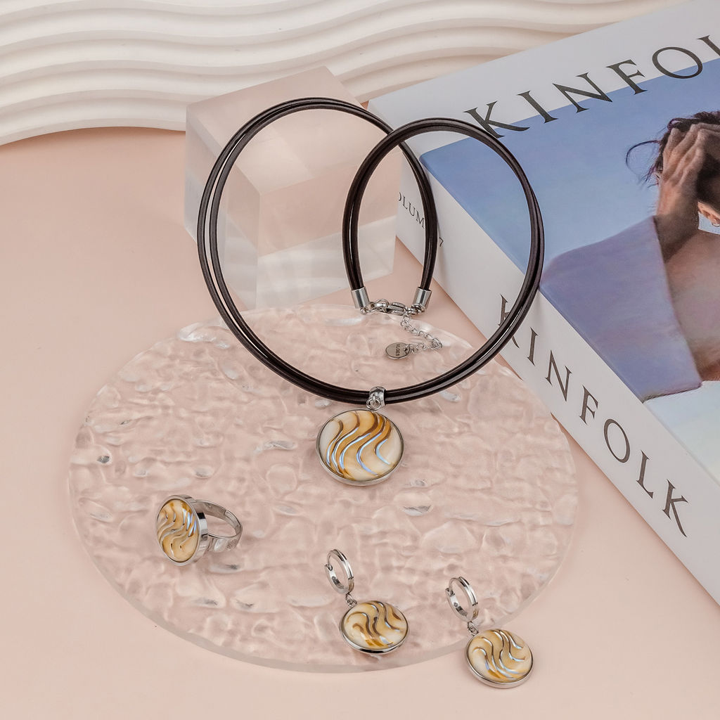 Серьги из муранского стекла DUNA LS3557