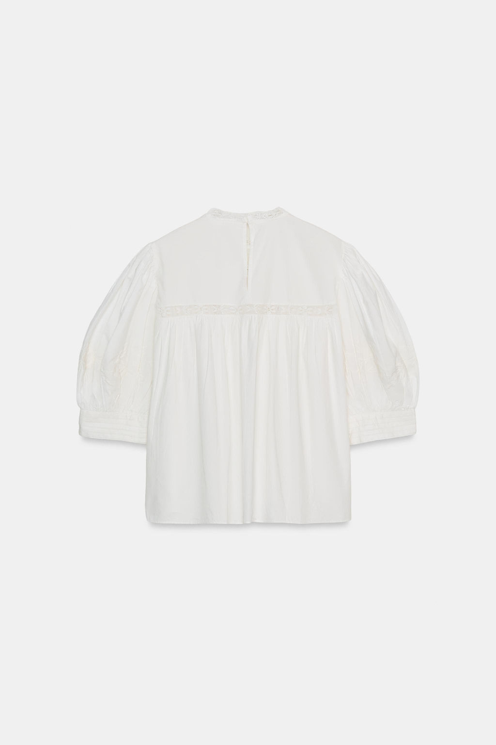 ZW COLLECTION LACE BLOUSE - Zara фото 20